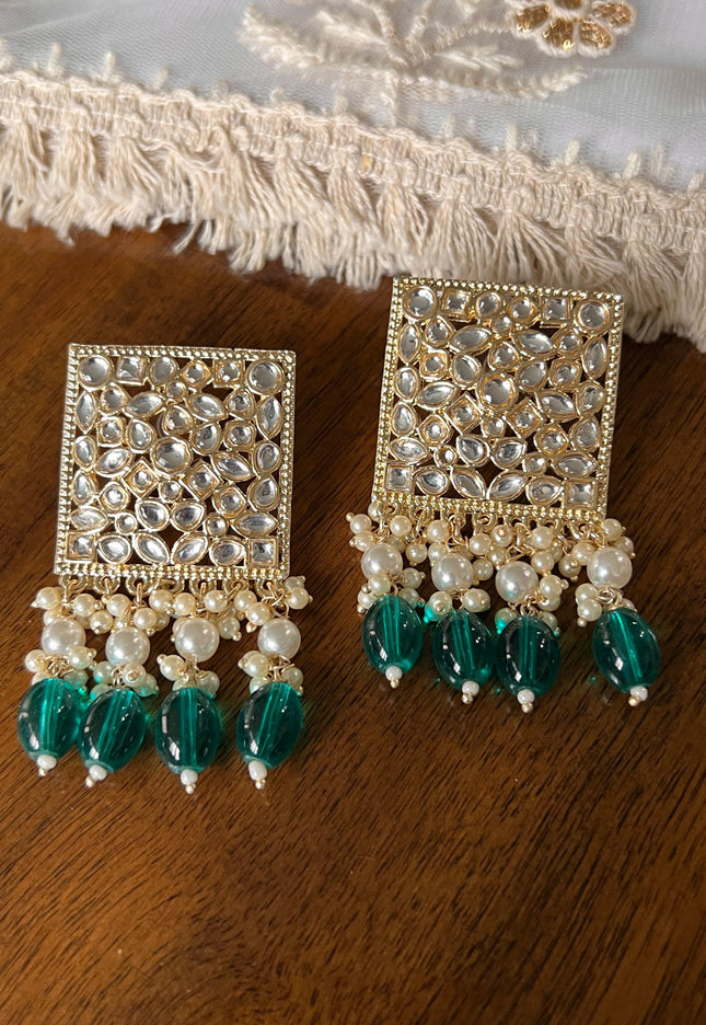 Kundan earrings - Kurti Connection USA
