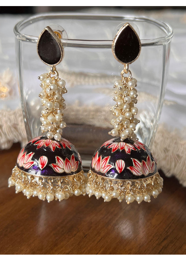 Lightweight jhumki earrings - Kurti Connection USA