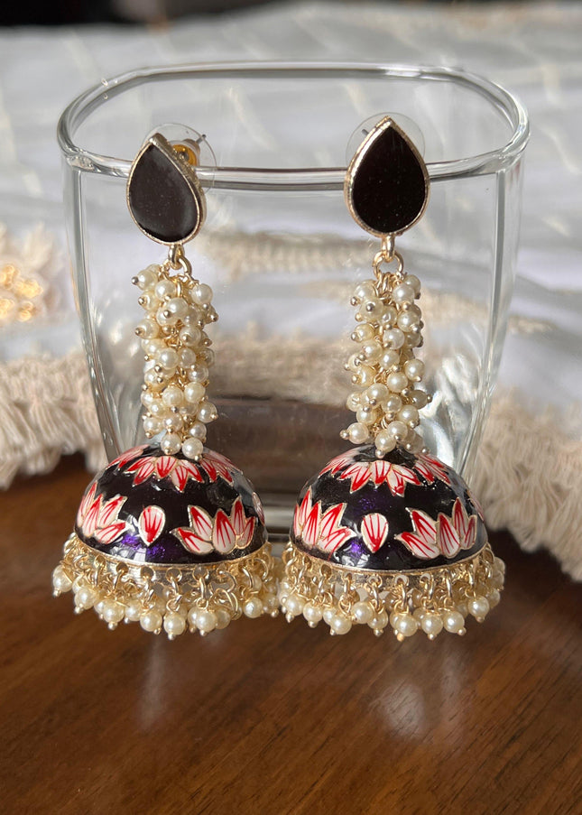 Lightweight jhumki earrings - Kurti Connection USA