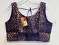 Navy blue sleeveless blouse