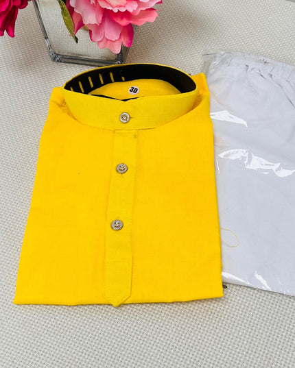 Cotton kurta pajaama set for boys - Kurti Connection USA