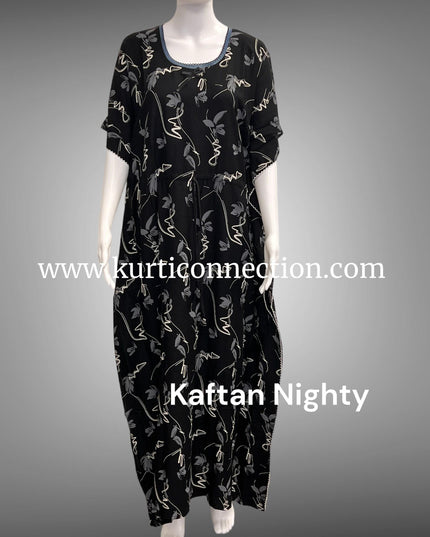 9385 Kaftan nighty - Kurti Connection USA