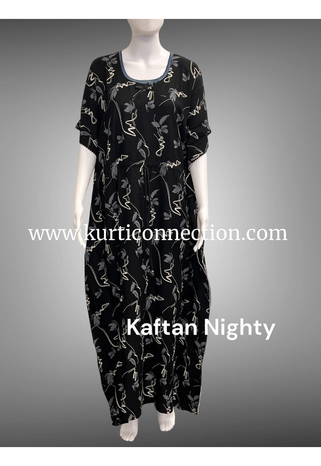 9385 Kaftan nighty - Kurti Connection USA