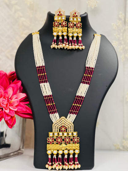 Pearl necklace set