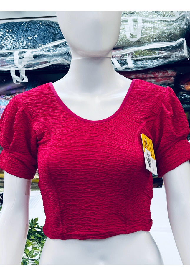 Stretchable blouses | Colors available - Kurti Connection USA