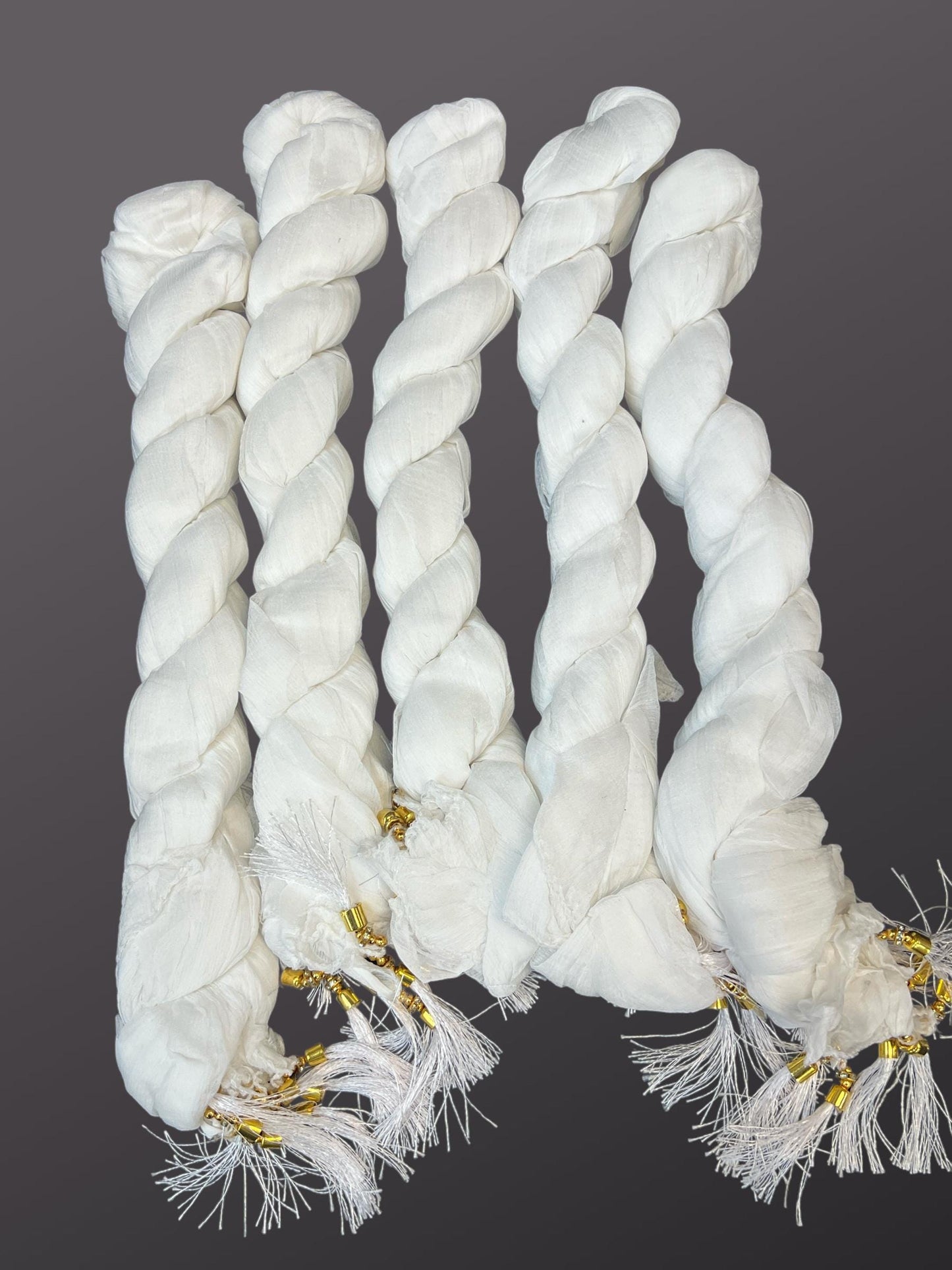 White chiffon dupatta