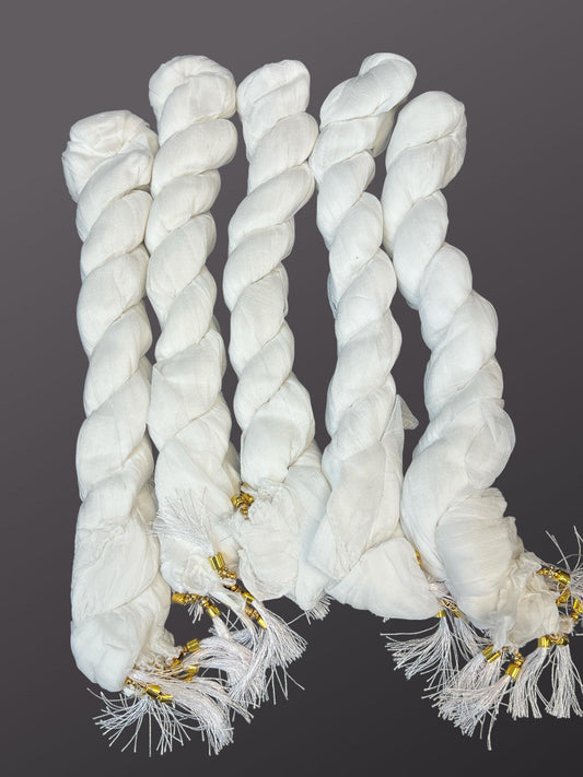 White chiffon dupatta