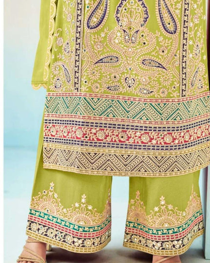 Rashmi | chinon silk party wear suits | Sharara - Kurti Connection USA