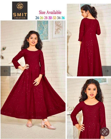 Chikankari Kurtis for girls - Kurti Connection USA