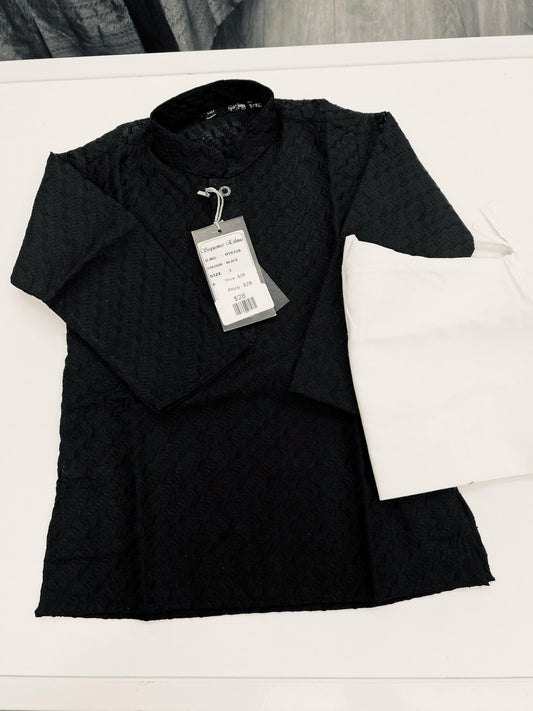 Cotton chikankari Kurta set for boys