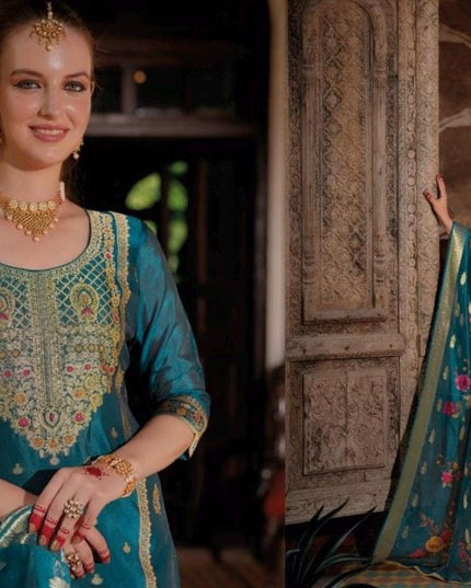 Silkyness | Banarasi silk suits - Kurti Connection USA