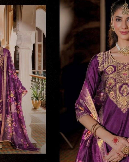 Silkyness | Banarasi silk suits - Kurti Connection USA