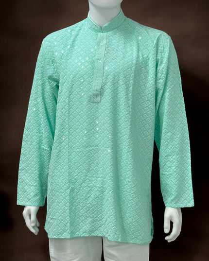 Sequin short kurta - Kurti Connection USA
