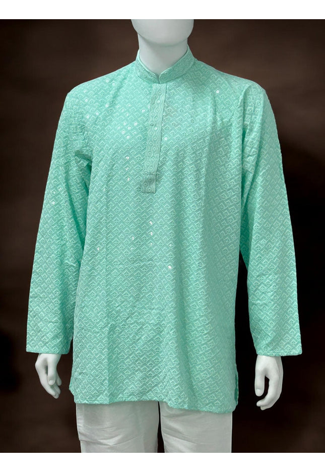 Sequin short kurta - Kurti Connection USA