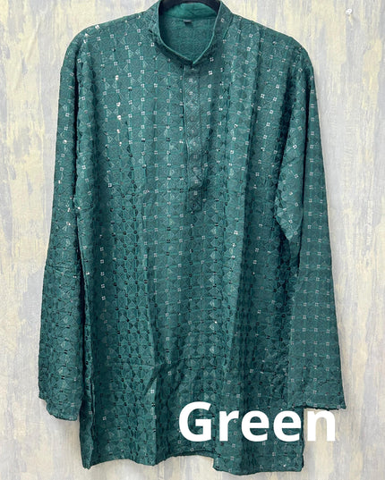 Sequin short kurta - Kurti Connection USA