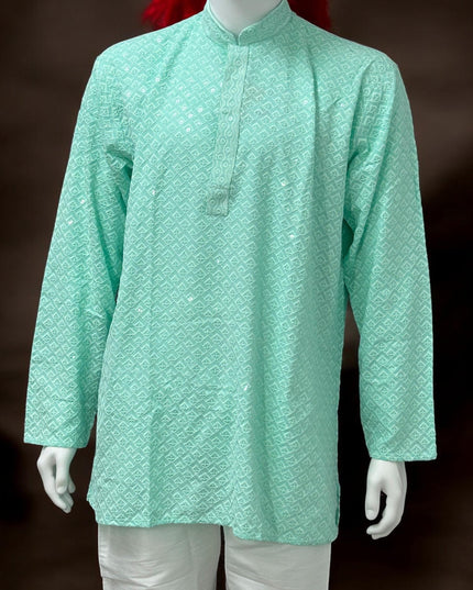 Sequin short kurta - Kurti Connection USA