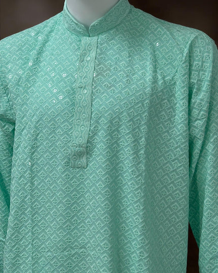 Sequin short kurta - Kurti Connection USA