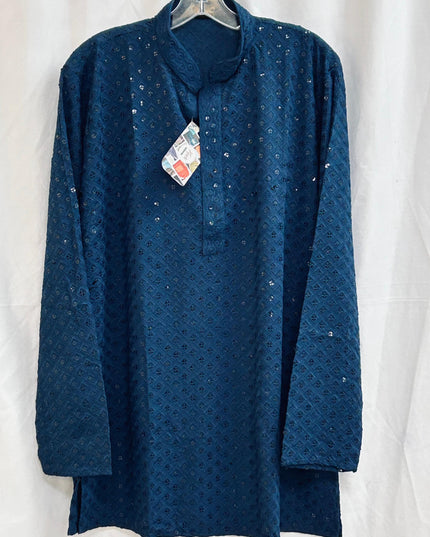 Sequin short kurta - Kurti Connection USA
