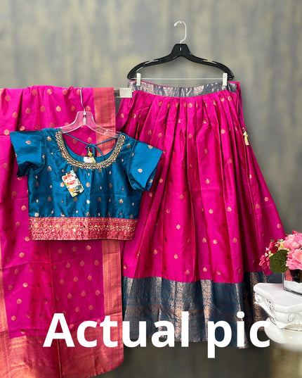 Silk Lehenga choli set - Kurti Connection USA
