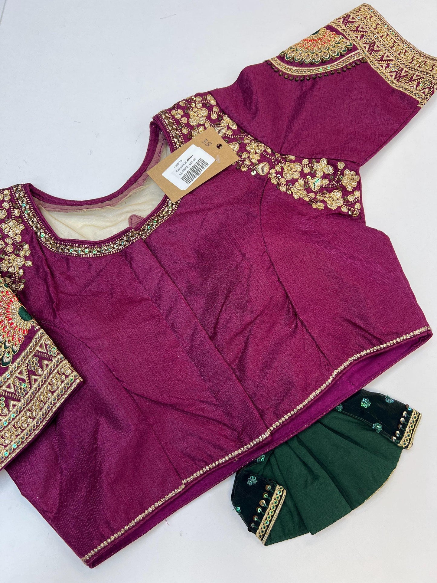 Wedding wear blouse | Color : wine