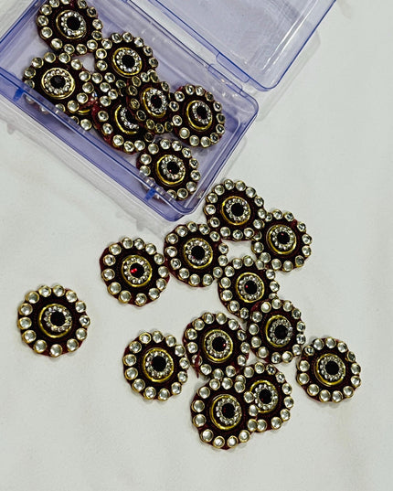 Kundan patches for dresses, sewing supplies , decorative patches - Kurti Connection USA