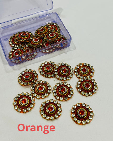 Kundan patches for dresses, sewing supplies , decorative patches - Kurti Connection USA