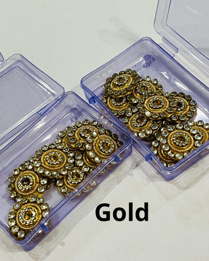 Kundan patches, decorative fabric patches - Kurti Connection USA