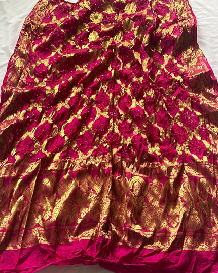 Bandhani silk dupatta - Kurti Connection USA