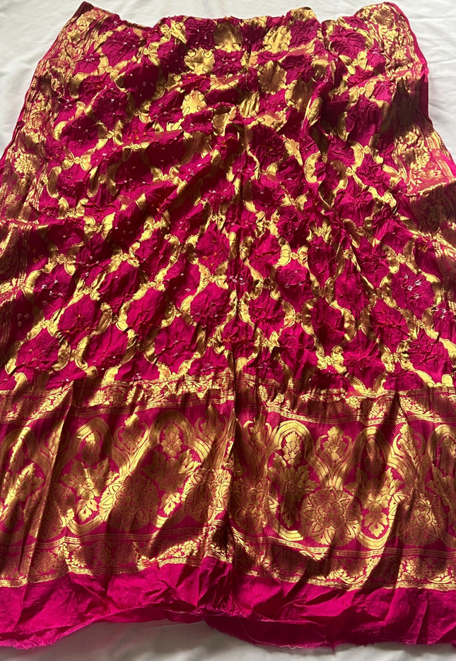 Bandhani silk dupatta - Kurti Connection USA