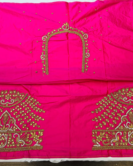 Maggam work blouse pieces - Kurti Connection USA