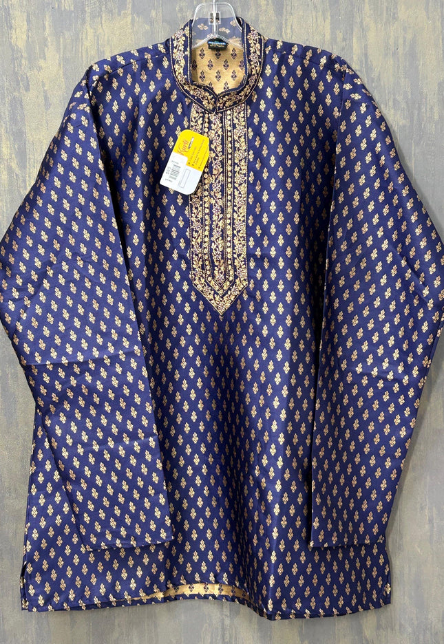 Silk short kurta for men - Kurti Connection USA