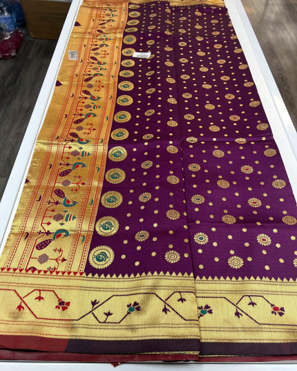 Art silk paithani saree - Kurti Connection USA
