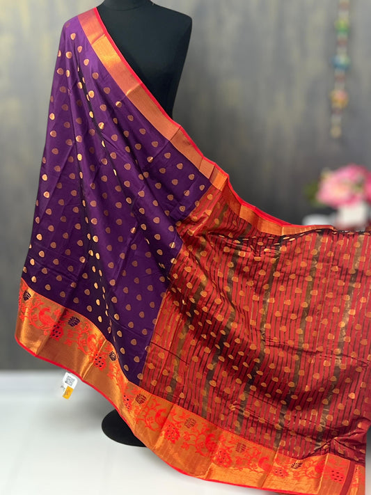 Semi paithani saree