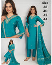 Teal blue / 44/ Indian XXL/ US Large