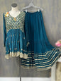 pure georgette sharara set