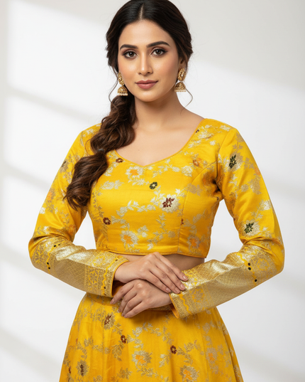 Dola silk blouse / long sleeves