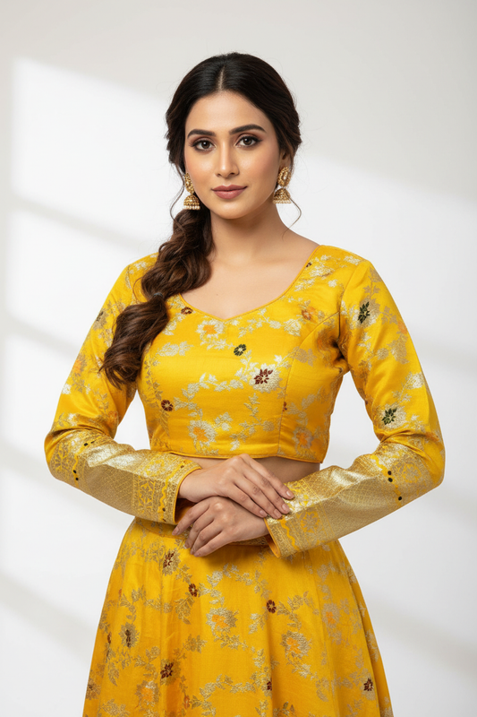 Dola silk blouse / long sleeves