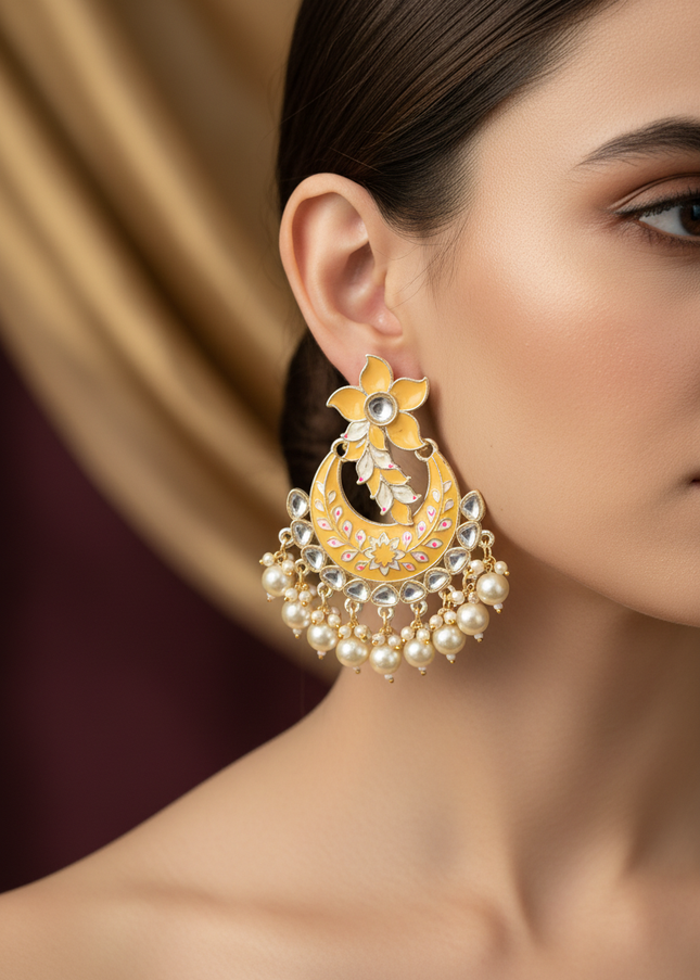 Chandbali earrings