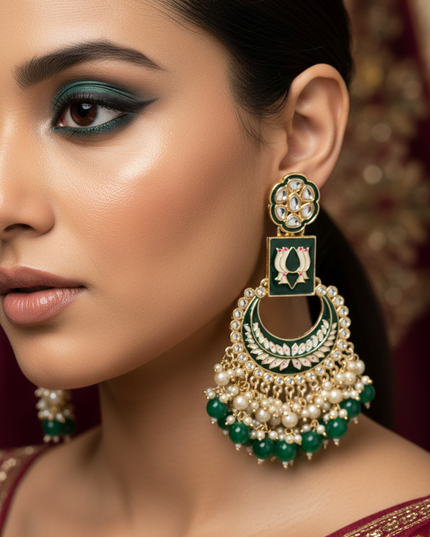 Chandbali earrings