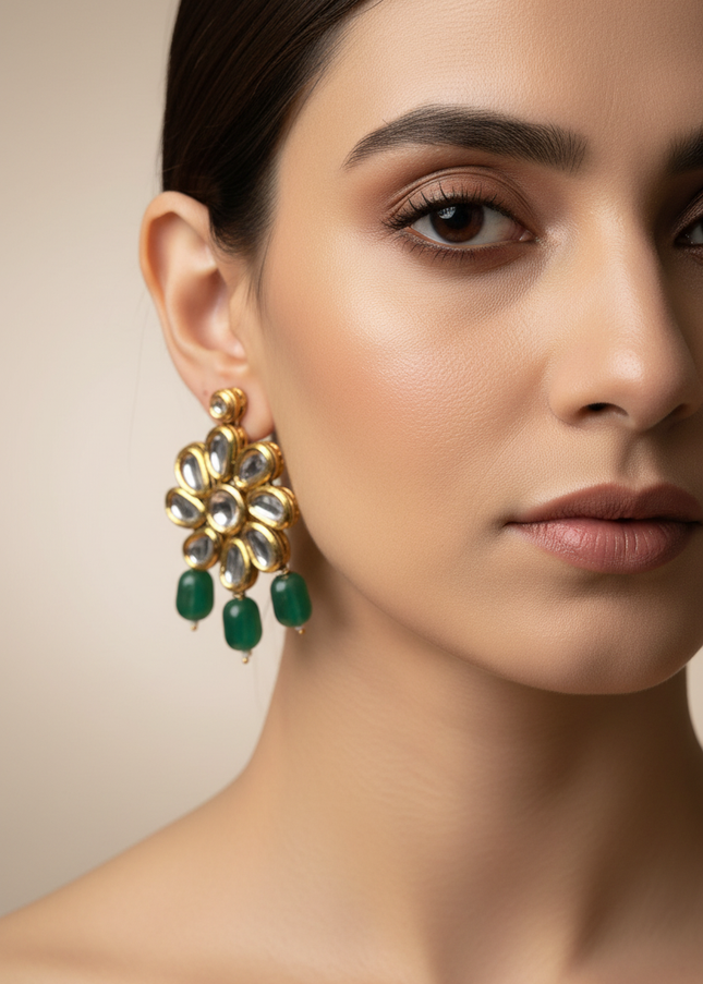 Kundan earrings