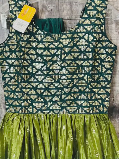 Dola Silk long dress for teenagers
