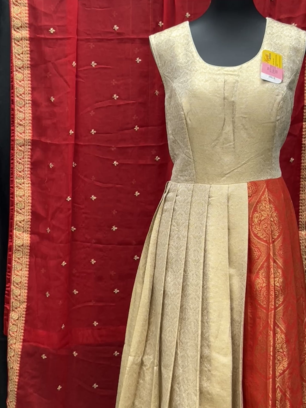 Kanjivaram silk long gown