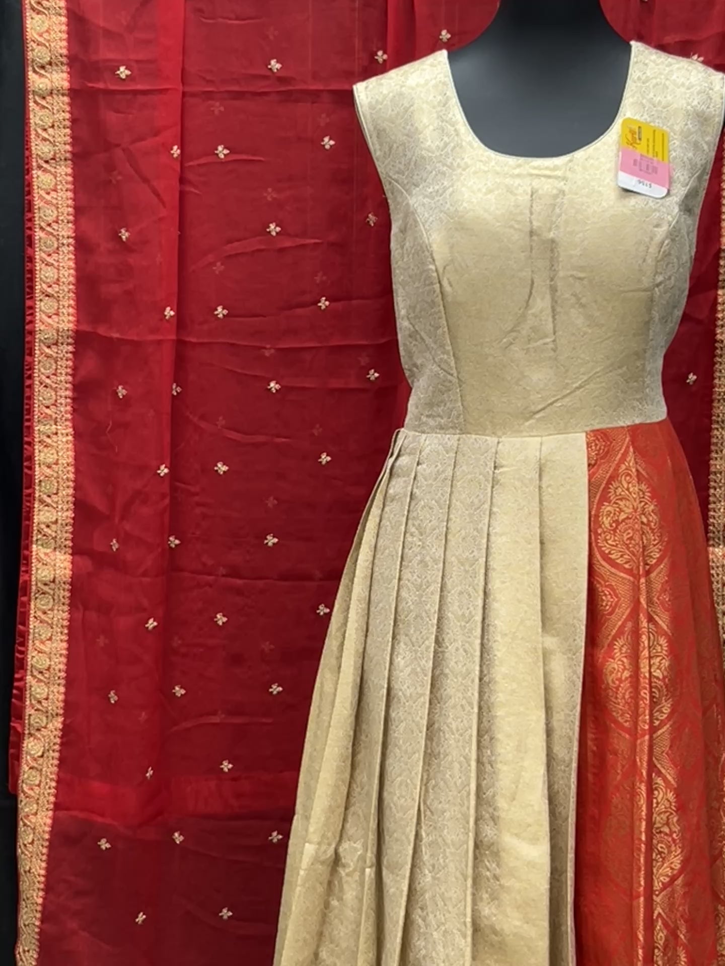 Kanjivaram silk long gown