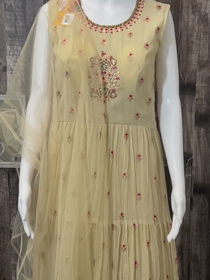 Georgette long dress