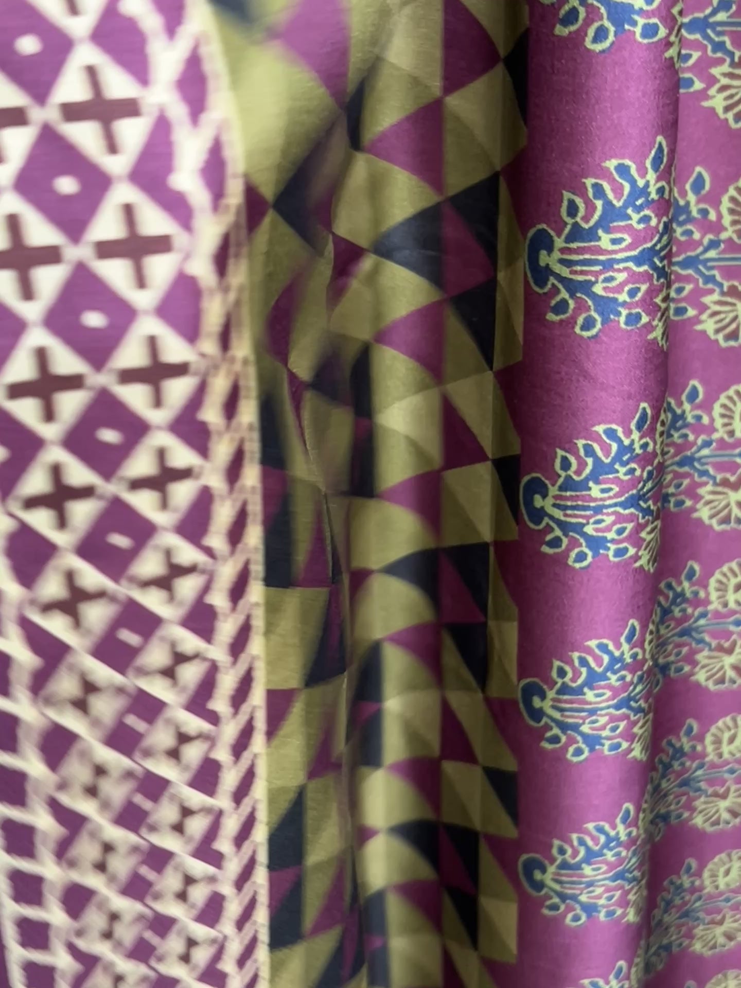 Ajrakh print saree