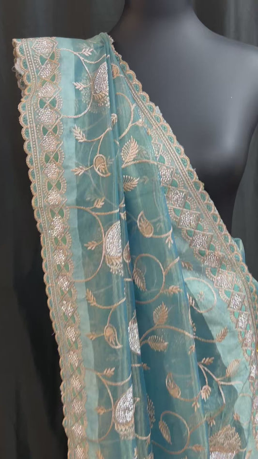 Tissue silk saree