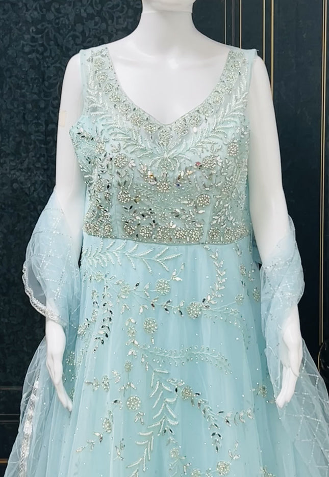 Party wear long gown / Indo western