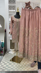 Seerat : heavy party wear sharara suits