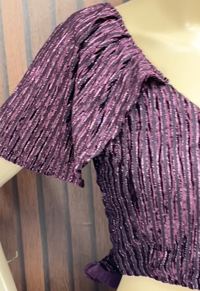 Fancy cap sleeve blouse