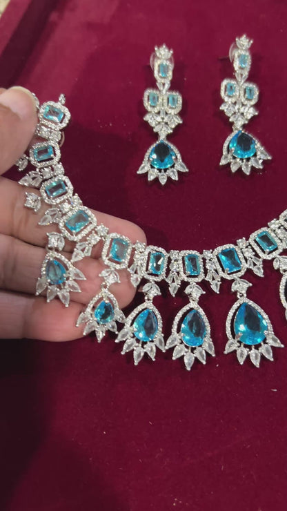 CZ necklace set